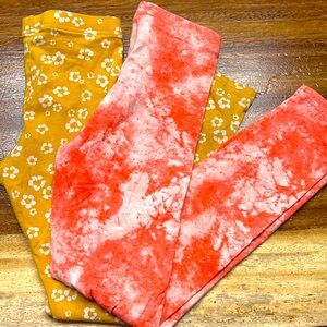 Bundle 2 old navy size 8 Girls leggings